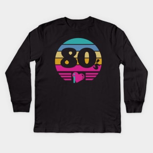 I Love 80s Kids Long Sleeve T-Shirt